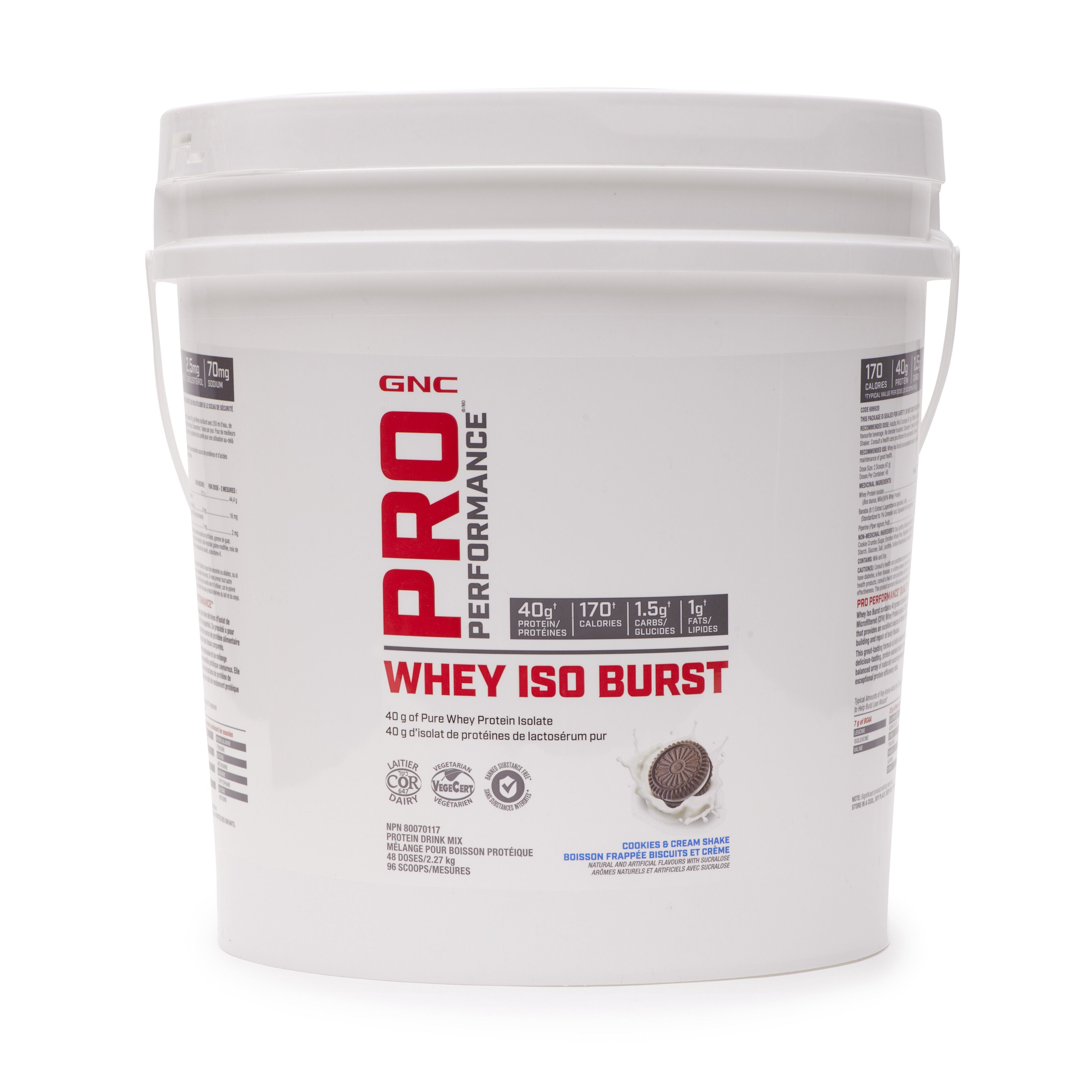 Whey Iso Burst Cookies and Cream | GNC